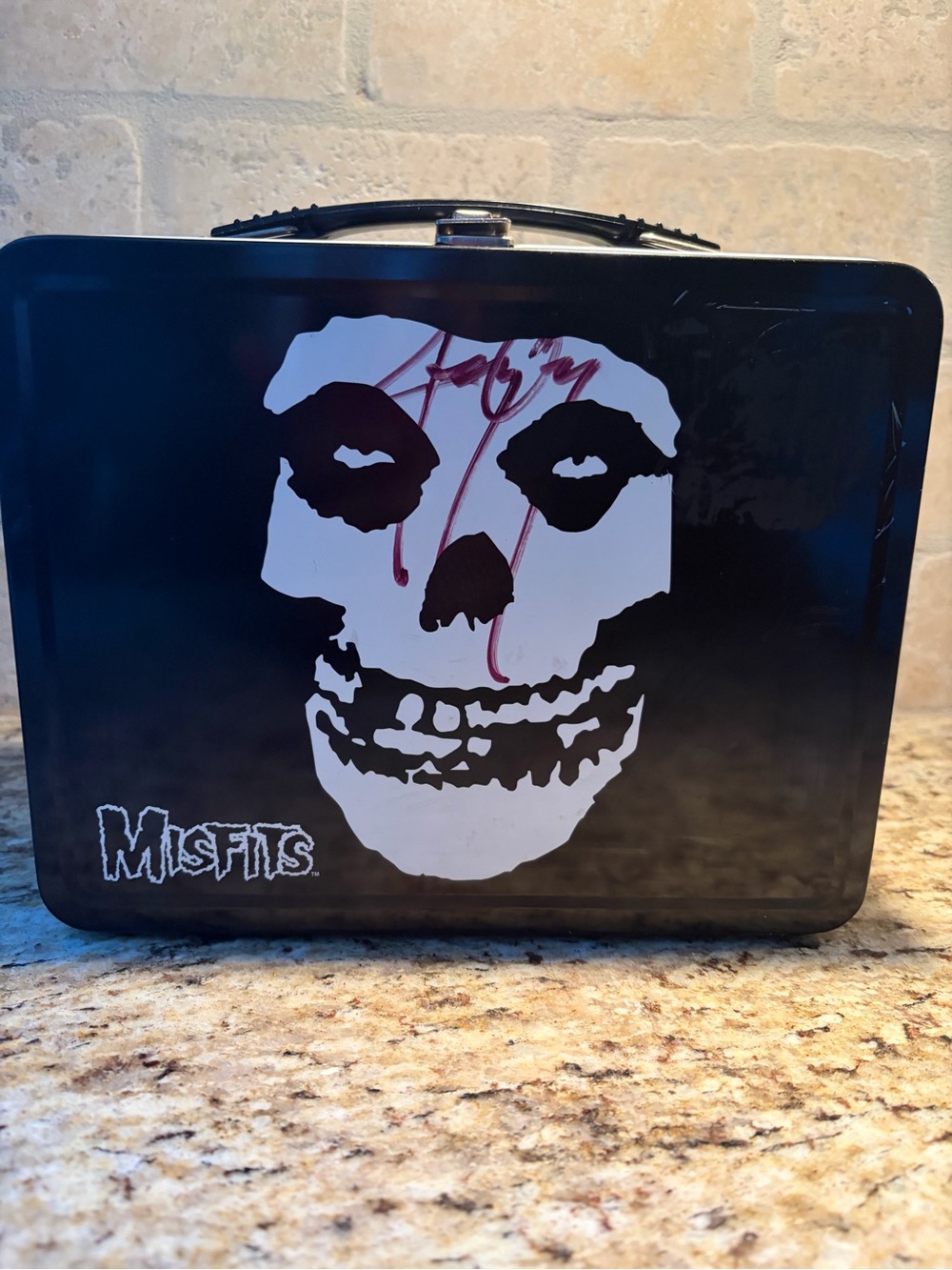 MISFITS Crimson Ghost Lunch Box – Signed by Jerry Only
